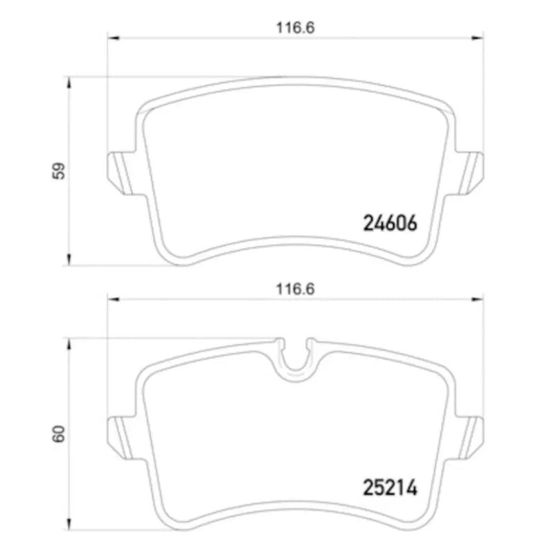 Hella 355016061 Premium quality brake pads - Disc Pad