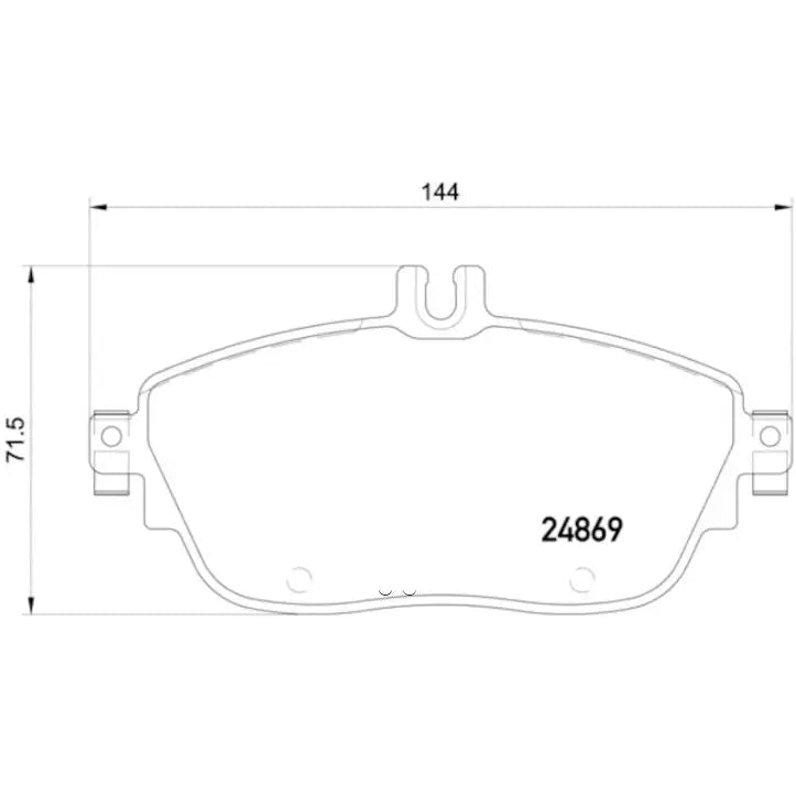 Hella 355019721 Premium quality brake pads - Disc Pad