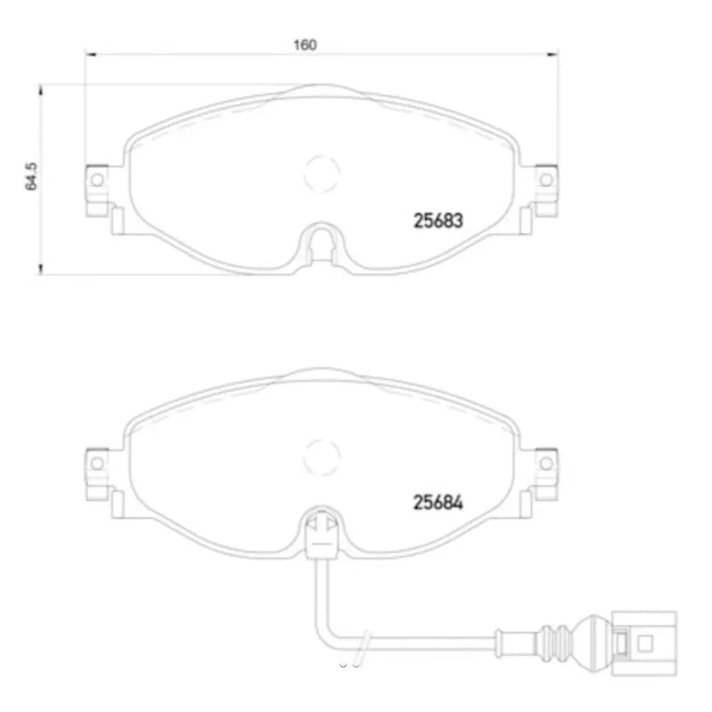 Hella 355020191 Premium quality brake pads - Disc Pad