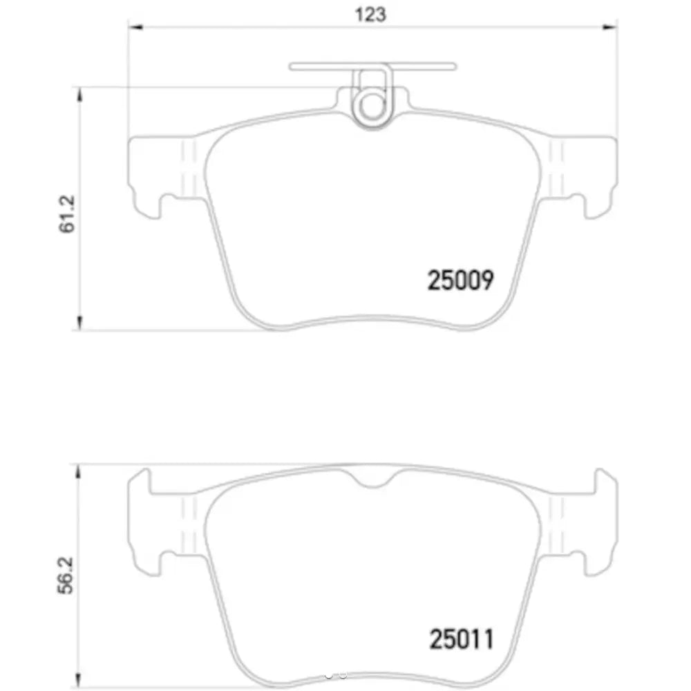 Hella 355020261 Premium quality brake pads - Disc Pad