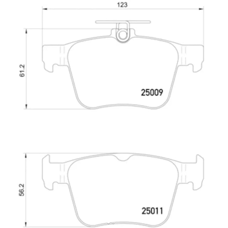 Hella 355020261 Premium quality brake pads - Disc Pad