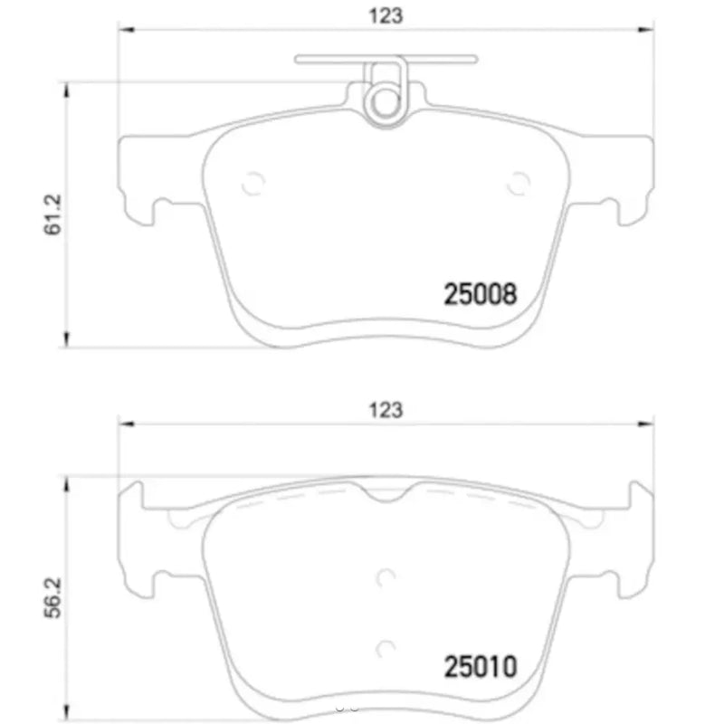 Hella 355020271 Premium quality brake pads - Disc Pad