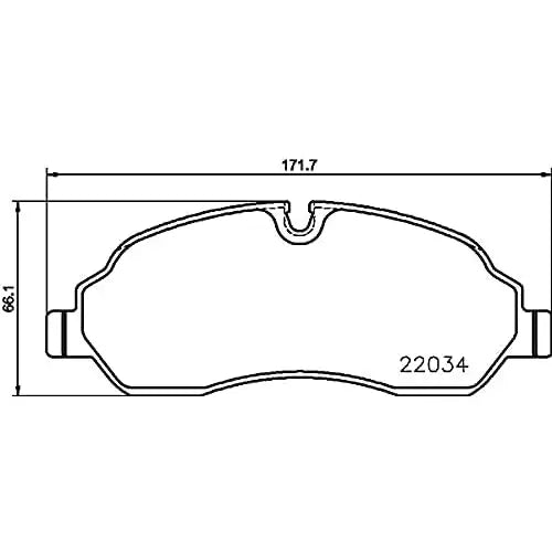 Hella Maximum Durability And Comfort Brake Pad 355021571 - Set Disc