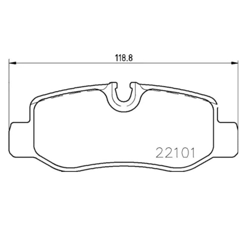 Hella 355021761 Premium quality brake pads - Pad Set Disc