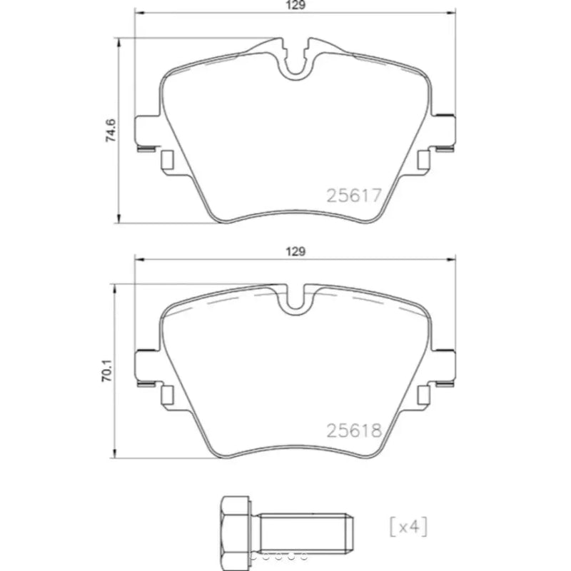 Hella Maximum Durability And Comfort Brake Pad 355023131 - Set Disc