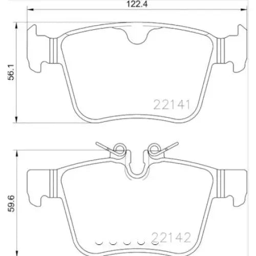 Hella Maximum Durability And Comfort Brake Pad 355023361 - Set Disc