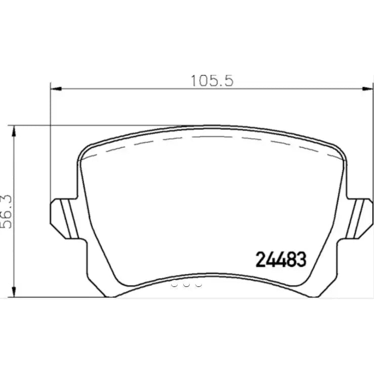 Hella Maximum Durability And Comfort Brake Pad 355025331 - Set Disc