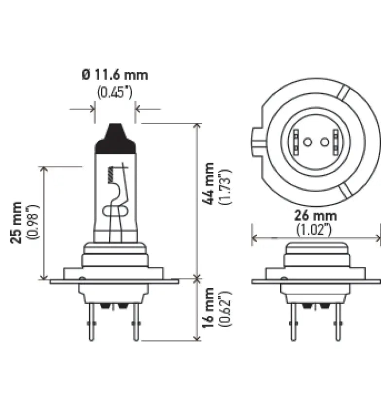 Hella Optilux 12V/55W H7 Extreme Blue Bulb (Pair) - Truck & Automotive