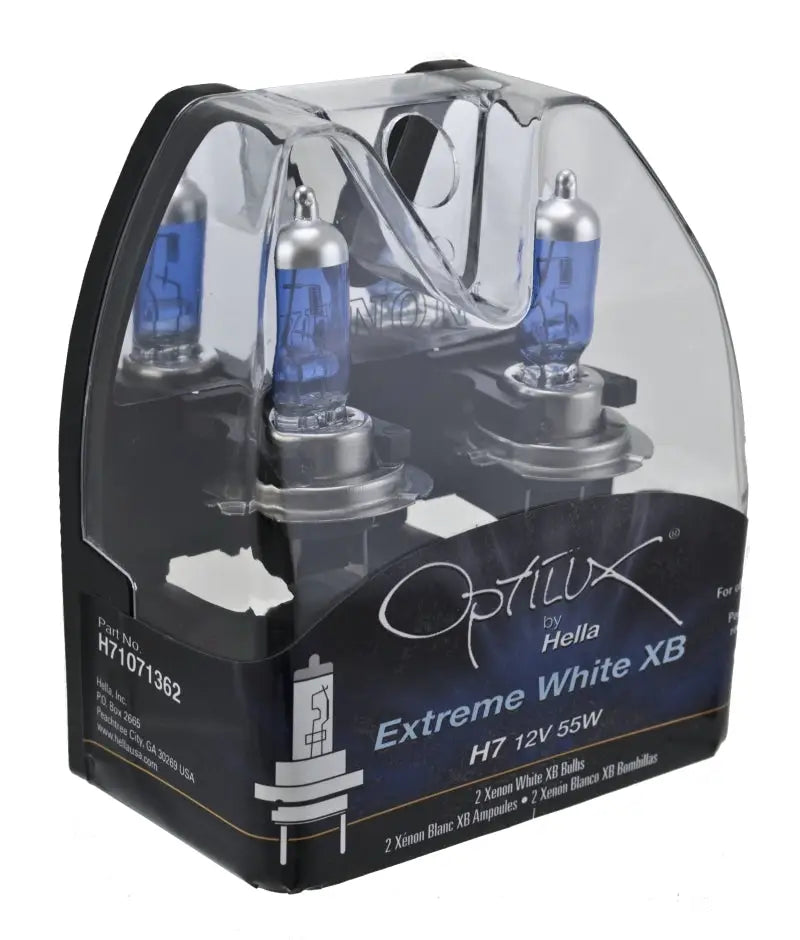 Hella Optilux 12V/55W H7 Extreme Blue Bulb (Pair) - Truck & Automotive