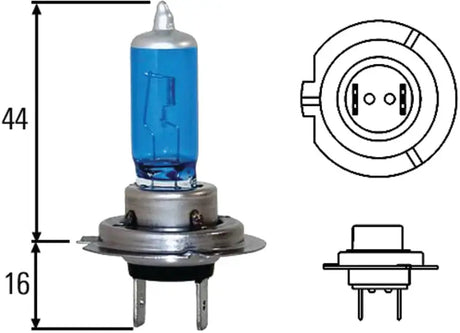 Hella Optilux H7 100W XB Extreme Blue Bulbs (Pair) - Truck & Automotive