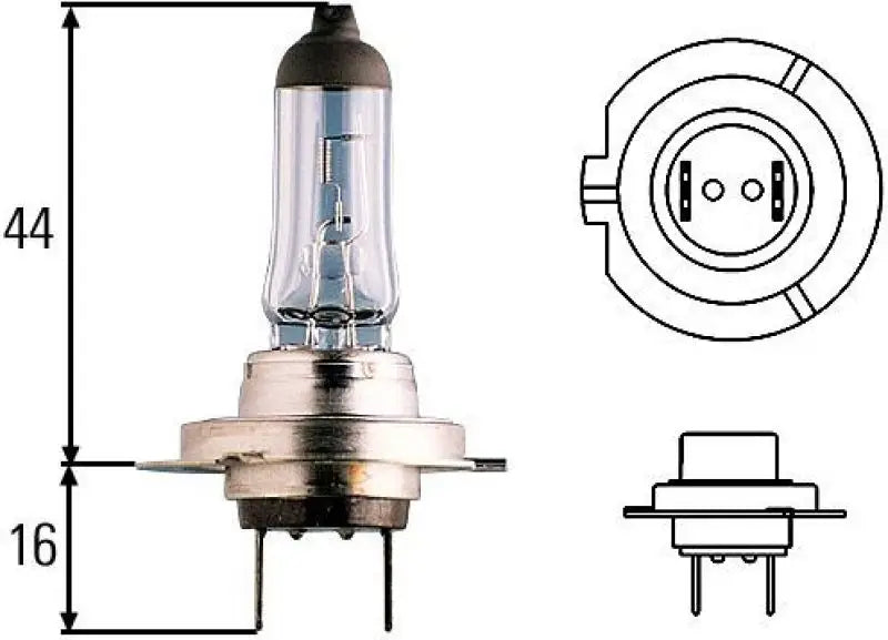 Hella Optilux H7 100W XB Extreme Blue Bulbs (Pair) - Truck & Automotive