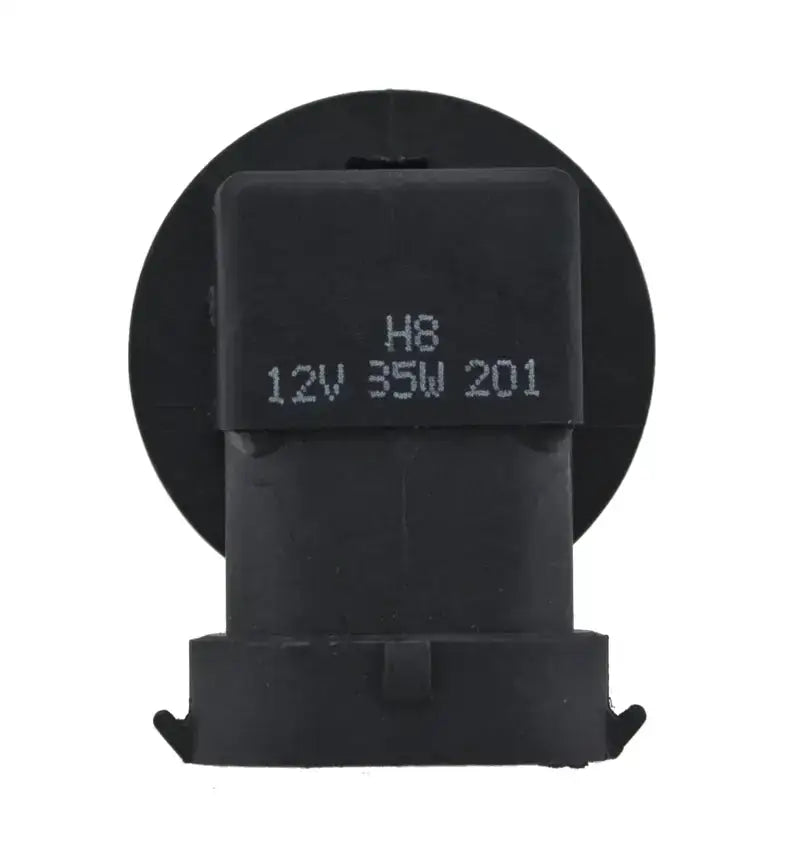 Black automotive light bulb.