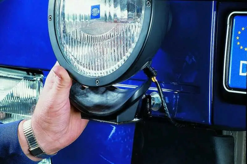 Hella Rallye 4000 series BlackEuro Beam 12V Halogen Lamp with Position Lamp 