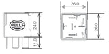 Hella Relay 12V 20/40A Spdt Res - Hella