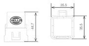 Hella Relay 12V 20/40A Spdt Res Wthr - Truck & Automotive