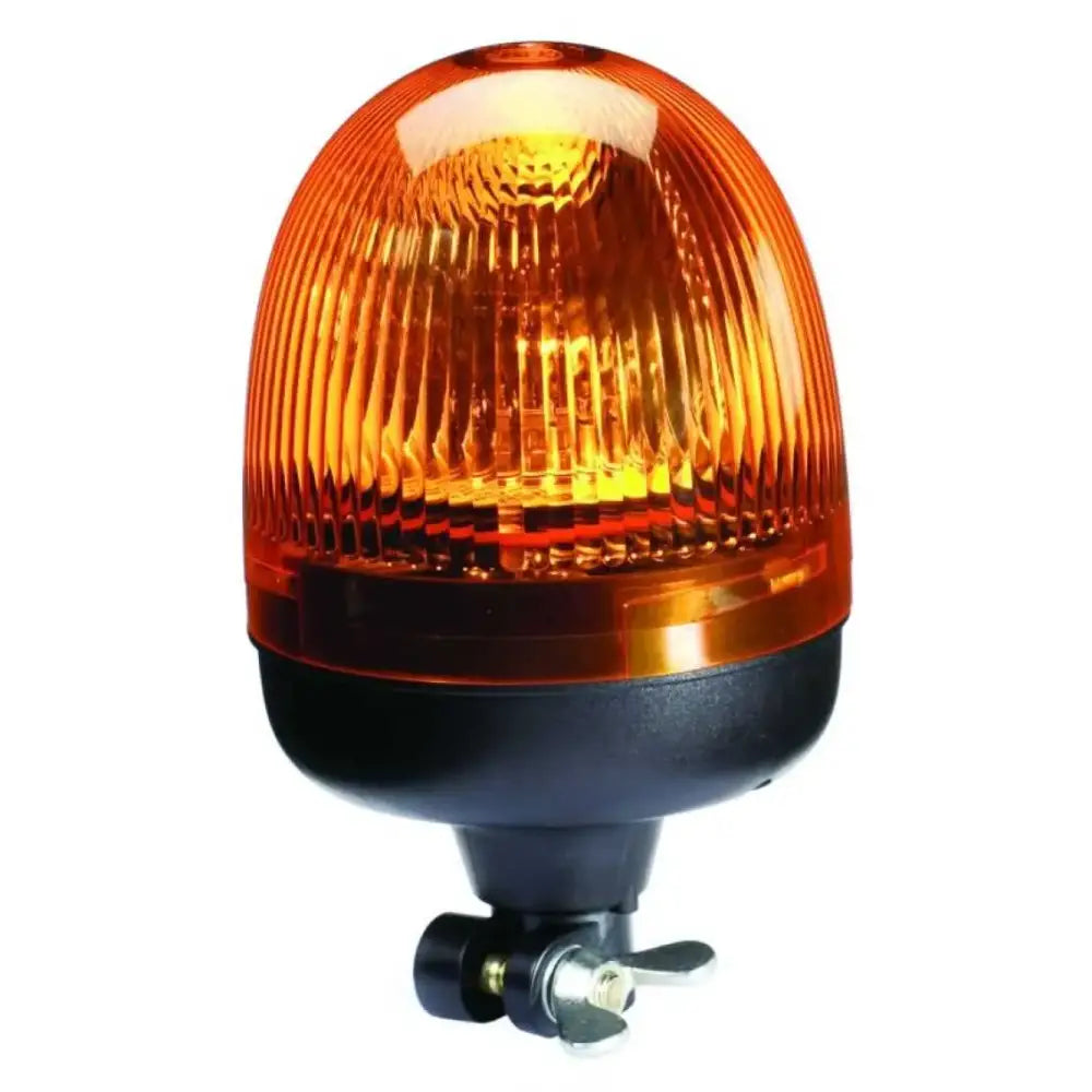 Hella Hella Rota Compact 12V Amber Lens Beacon w/ Flexible Pole Mount