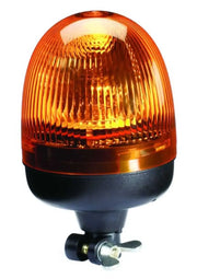 Hella Hella Rota Compact 12V Amber Lens Beacon w/ Flexible Pole Mount