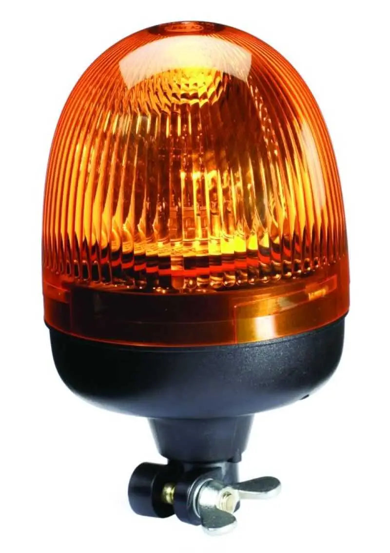 Hella Hella Rota Compact 12V Amber Lens Beacon w/ Flexible Pole Mount