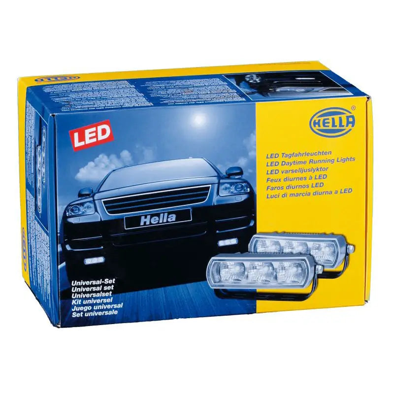 Hella Stable Plastic Housing Daytime Running Light - LED 009496801 - Lamp Kit Drl 9496 Oblg