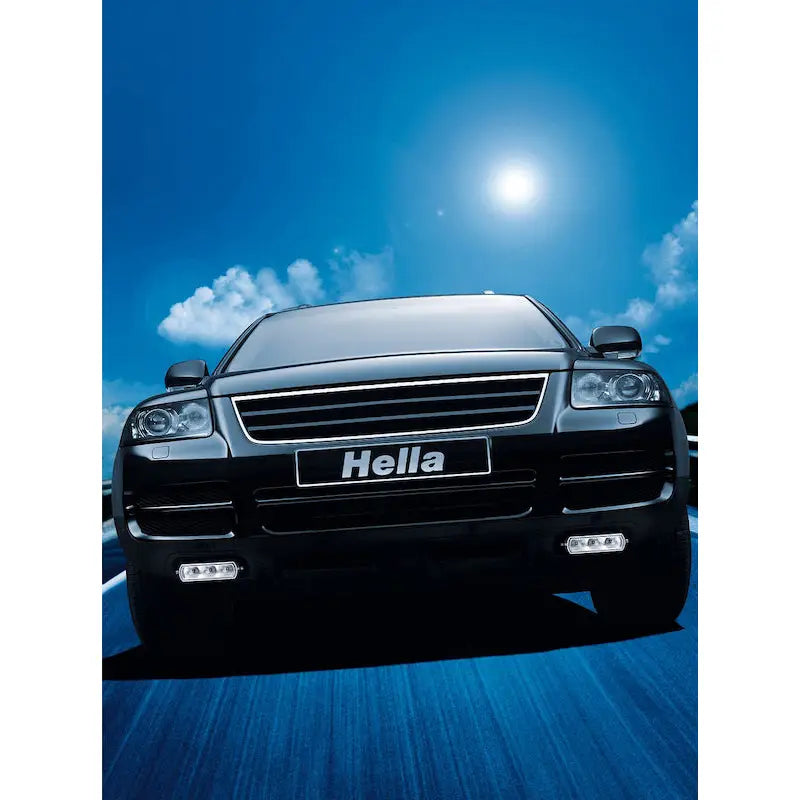 Hella Stable Plastic Housing Daytime Running Light - LED 009496801 - Lamp Kit Drl 9496 Oblg