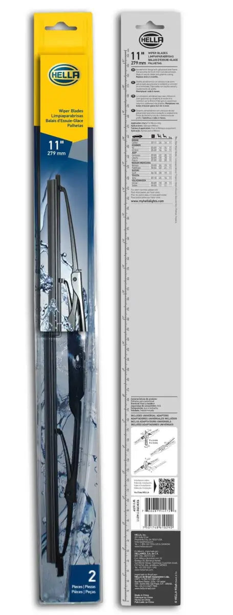 Hella Standard Wiper Blade 11in - Pair 