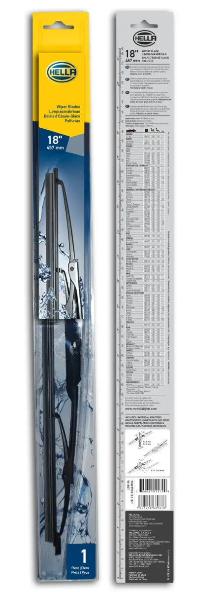 Hella Standard Wiper Blade 18in - Single - Truck & Automotive