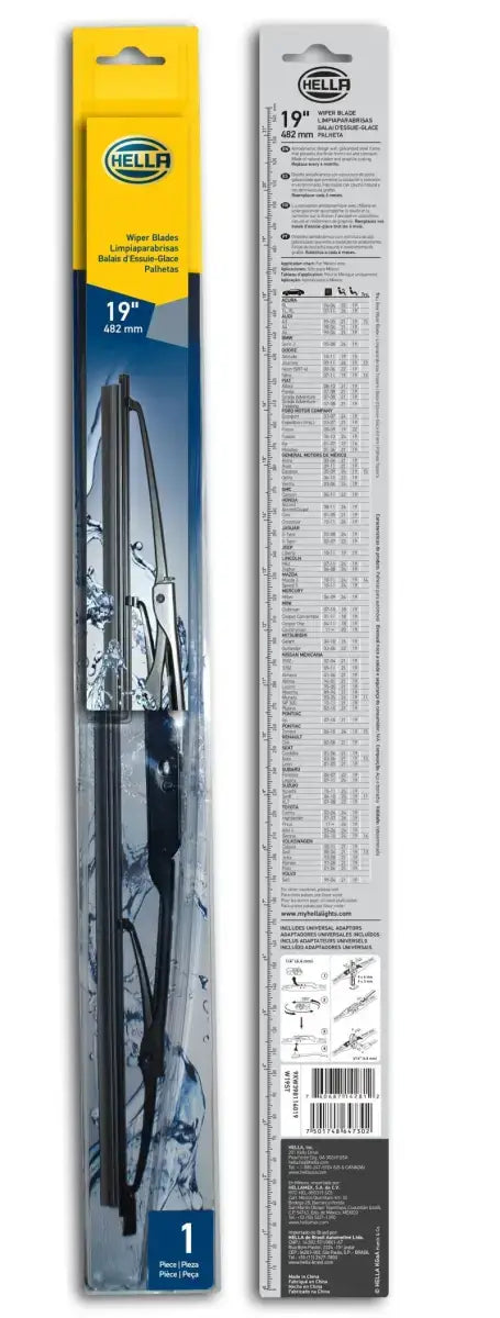 Hella Standard Wiper Blade 19in - Single - Truck & Automotive