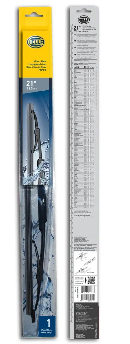 Hella Standard Wiper Blade 21in - Single - Powersports