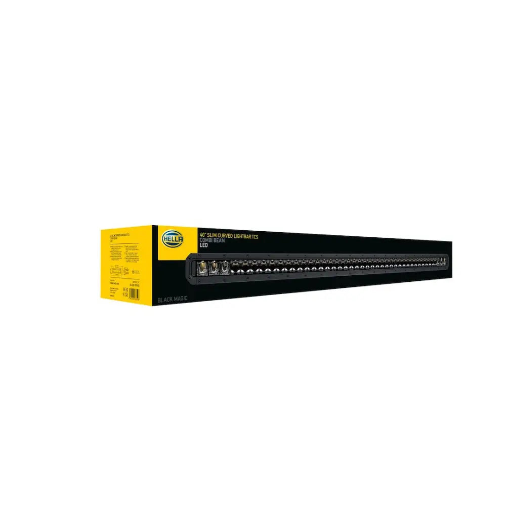 Hella Temperature Control System Light Bar 358197521 - Black Mag Tough 40 Slim Curv Ltbar