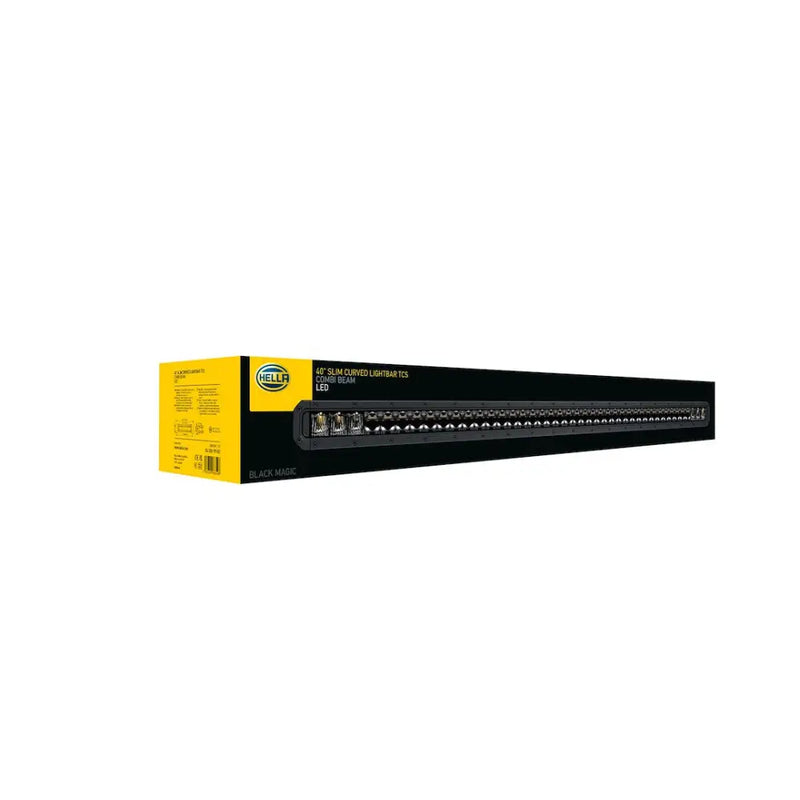 Hella Temperature Control System Light Bar 358197521 - Black Mag Tough 40 Slim Curv Ltbar