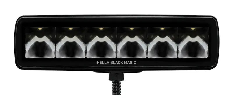 Hella Universal Black Magic 6 L.E.D. Mini Light Bar - Spot Beam - Truck & Automotive