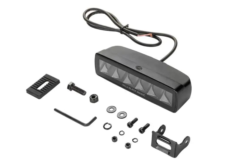 Hella Universal Black Magic 6 L.E.D. Mini Light Bar - Spot Beam - Truck & Automotive