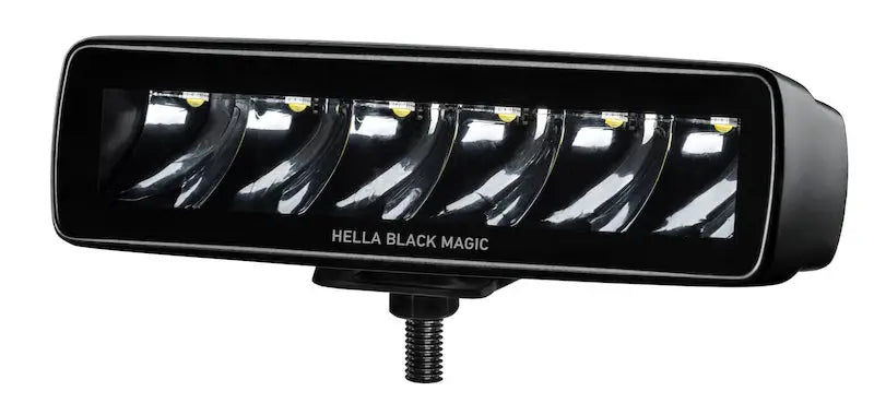 Hella Universal Black Magic 6 L.E.D. Mini Light Bar - Spot Beam - Truck & Automotive