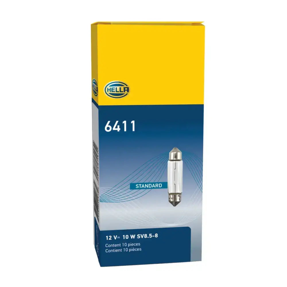 Hella Universal Clear 12V 10W 10x41mm T3.25 Bulb - Truck & Automotive