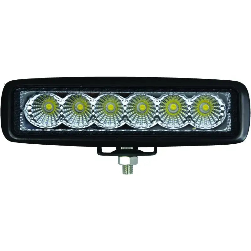 Hella Value Fit Mini 6in LED Light Bar - Flood Beam Pedestal - 357203001