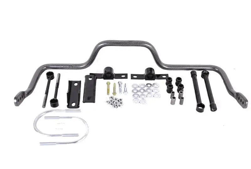 Automotive sway bar kit for Ford F-250/F-350 SD 4WD with lift, solid heat treated chromoly rear sway bar