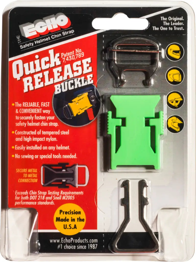 Helmet Quick Release Green - ECHO