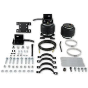 Helper Spring Kit Air Spring for Frame Mount, Up to 5000 Pounds Leveling Capacity, Air Adjustable from 5 to 100 PSI, includes Rubber Air Springs, Brackets, Air Lines, Fittings, Valves, Heat Shield, Installation Hardware, Air Compressor Sold Separately.