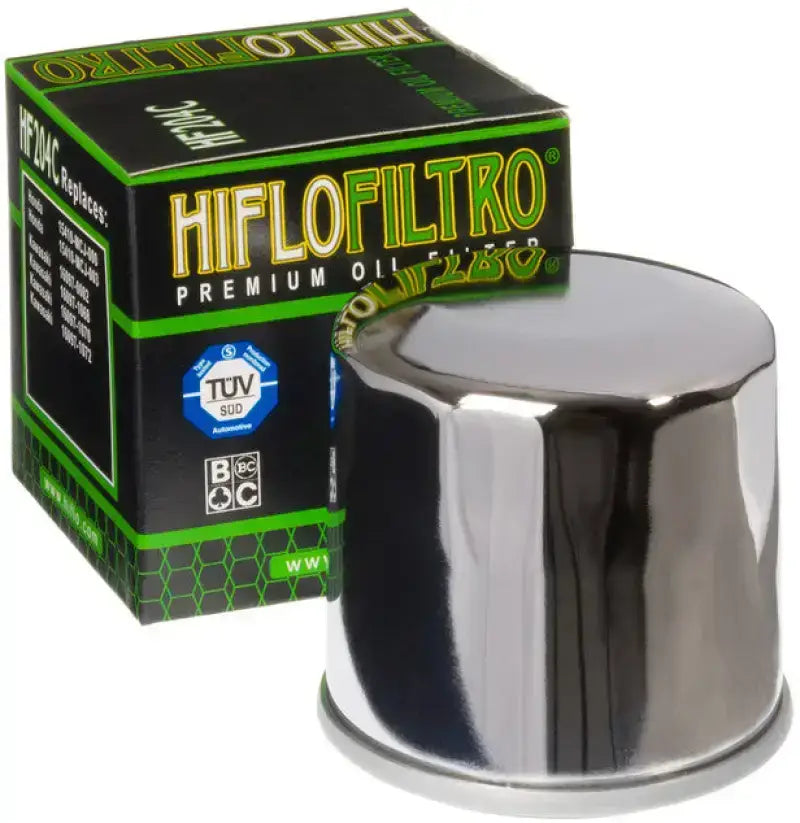 HF204C Oil Filter Chrome 