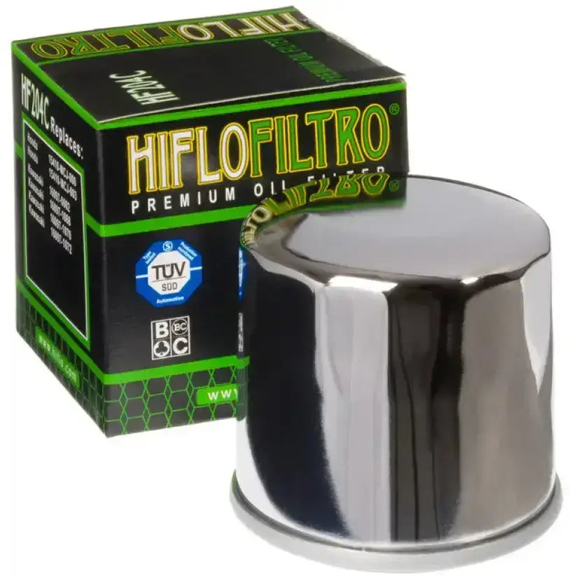 HF204C Oil Filter Chrome 