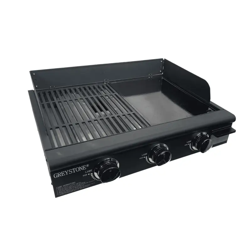 HF2519A-3 Furrion Llc Greystone Side By Side Griddle Grill with spacious cooking surface, durable design, and efficient heating elements.