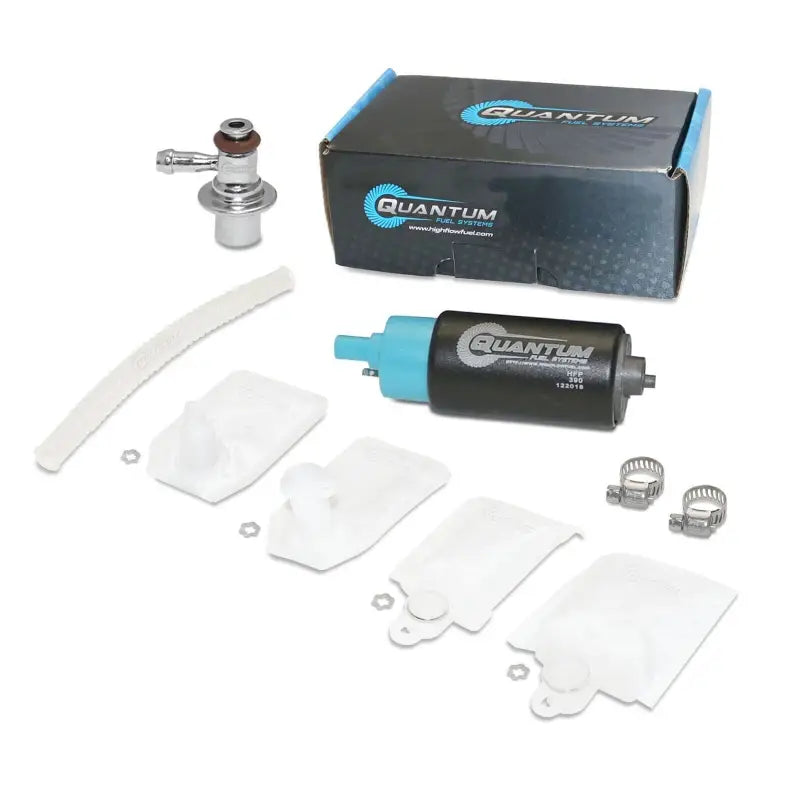 Quantum Fuel Systems HFP-390-UR Fuel Pump Kit for EFI Yamaha, highflowfuel.com adjustable pumps, installation accessories included.