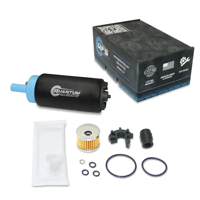 Quantum electric fuel pump with installation kit for HFP-PPN17 Quantum Electric Fuel Pump