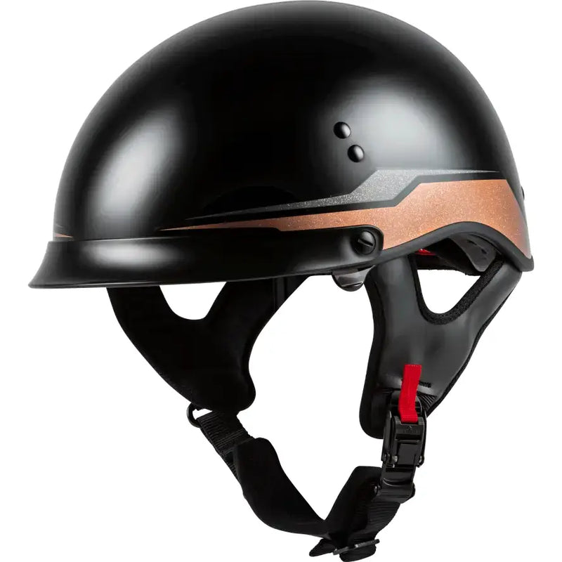 Hh 65 Half Helmet Source Full Dressed Black/Copper Xl 