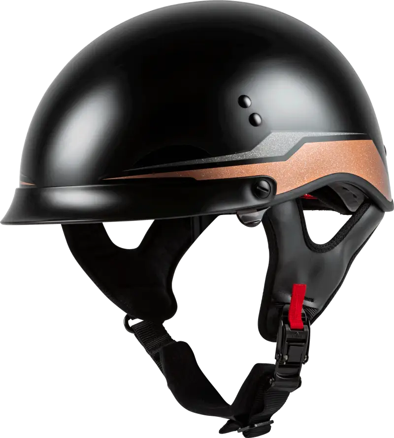 Hh 65 Half Helmet Source Full Dressed Black/Copper Xl 