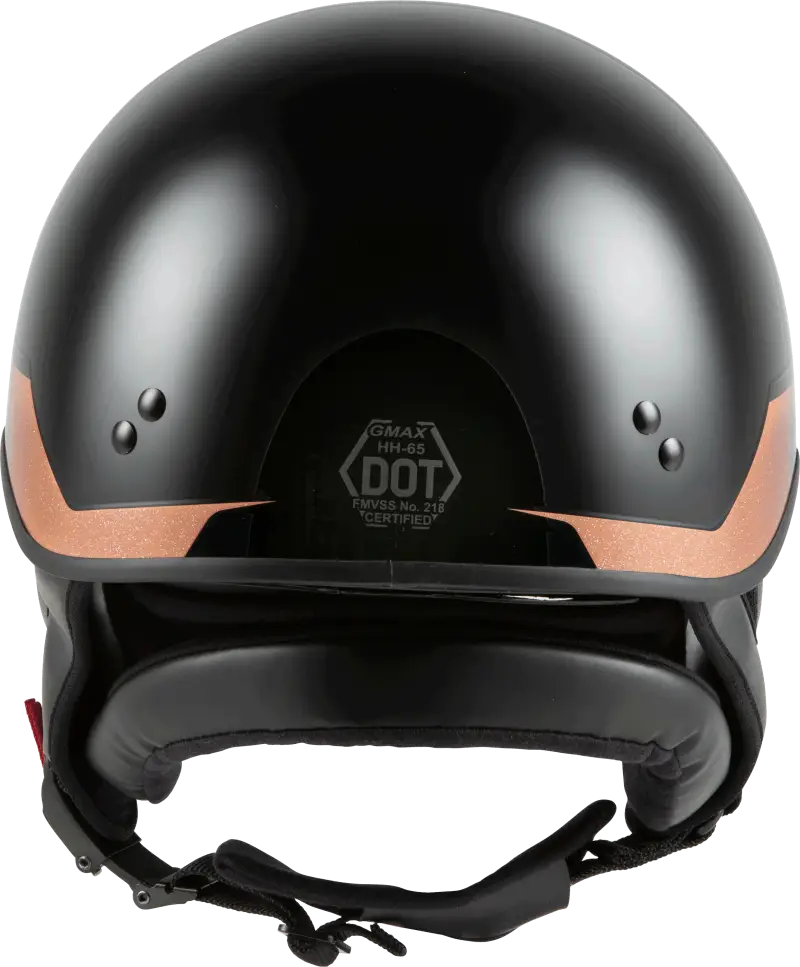 Hh 65 Half Helmet Source Full Dressed Black/Copper Xl 