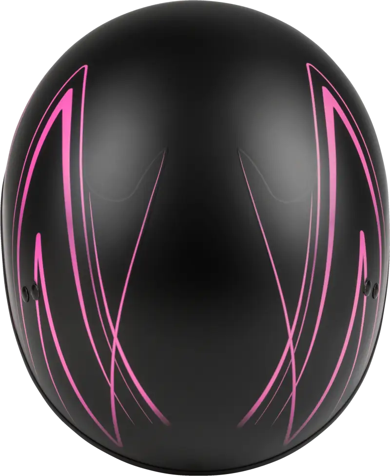 Hh 65 Half Helmet Torque Naked Matte Black/Pink Xs 