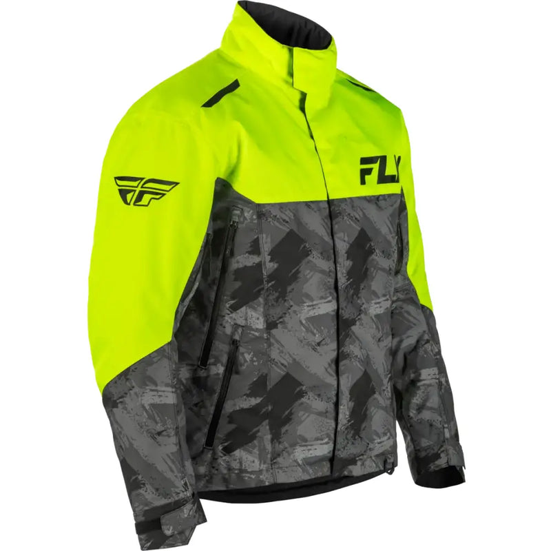 Snx Pro Jacket Hi Vis/Black Lg - FLY RACING