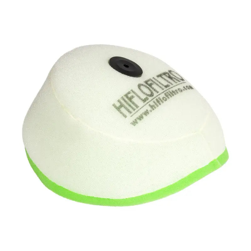White and green Hiflo Airfilter HFF6111 for better engine airflow and protection