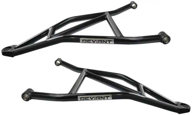 DEVIANT RACE PARTS High Clear A Arms Black Can for Powersports
